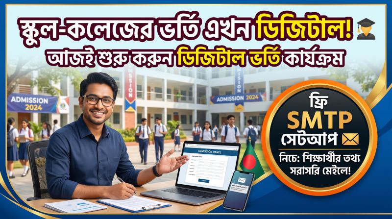 আপনি কি আজ থেকেই আপনার স্কুল, মাদ্রাসা বা শিক্ষা প্রতিষ্ঠানে ভর্তি কার্যক্রম শুরু করতে চান? 🎓